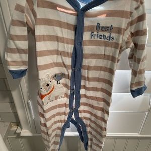 6-9 months old baby koala one piece sleepwear